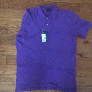 Purple Men’s Polo Assn with tags